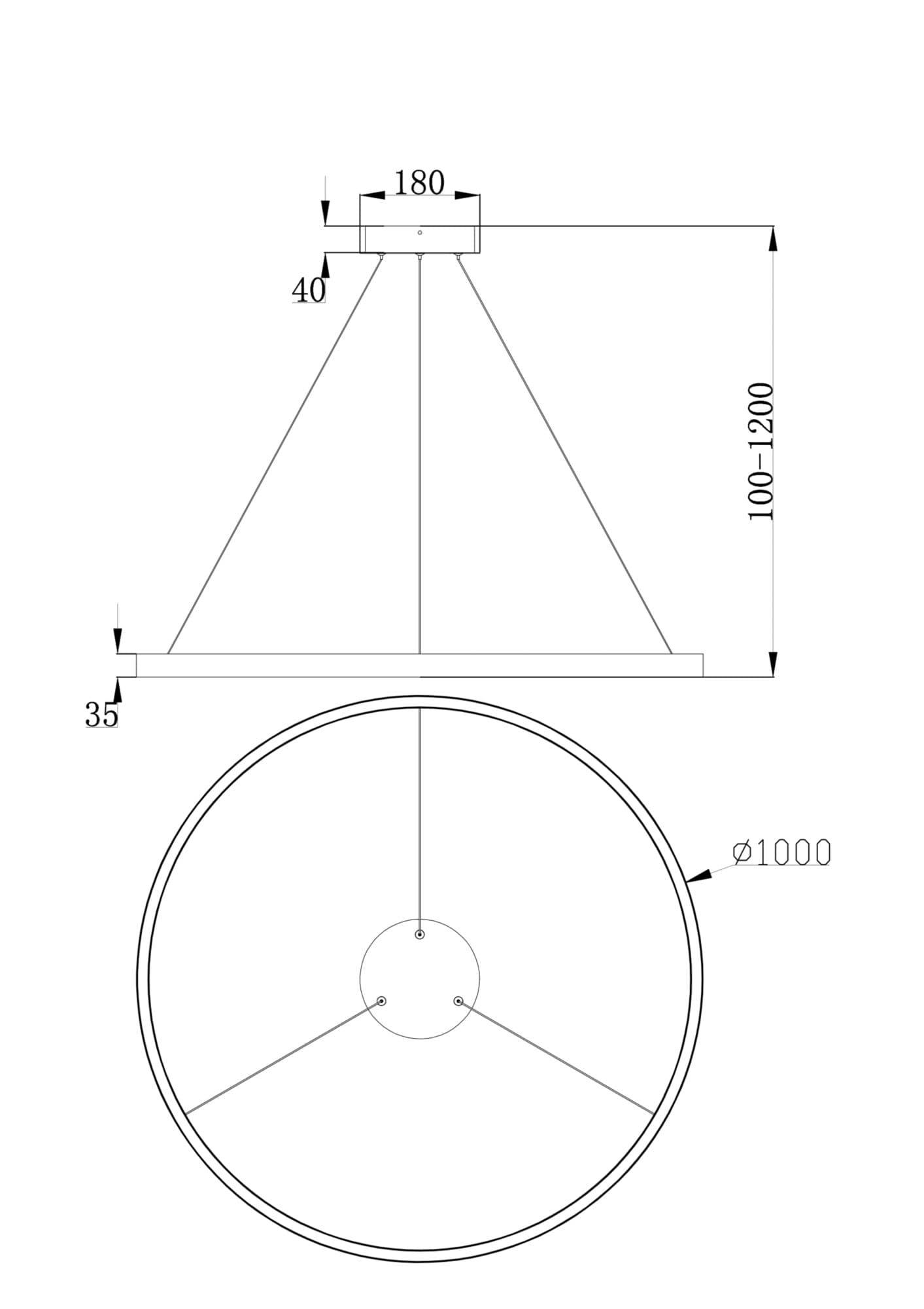 Maytoni MOD058PL-L54BS4K Светильник подвесной — миниатюра 4