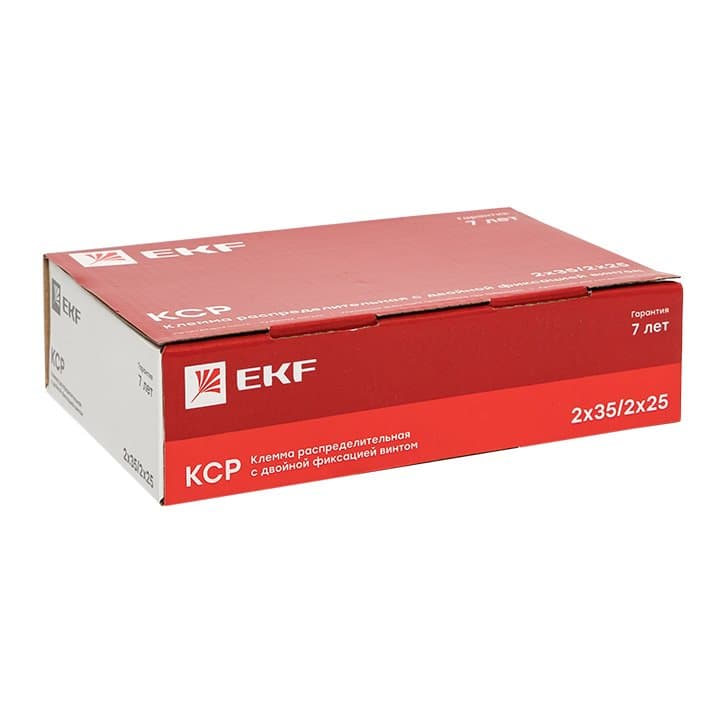 EKF PROxima Клемма распределительная КСР с двойным винтом 2x35/2x25 желто-зеленая — миниатюра 8