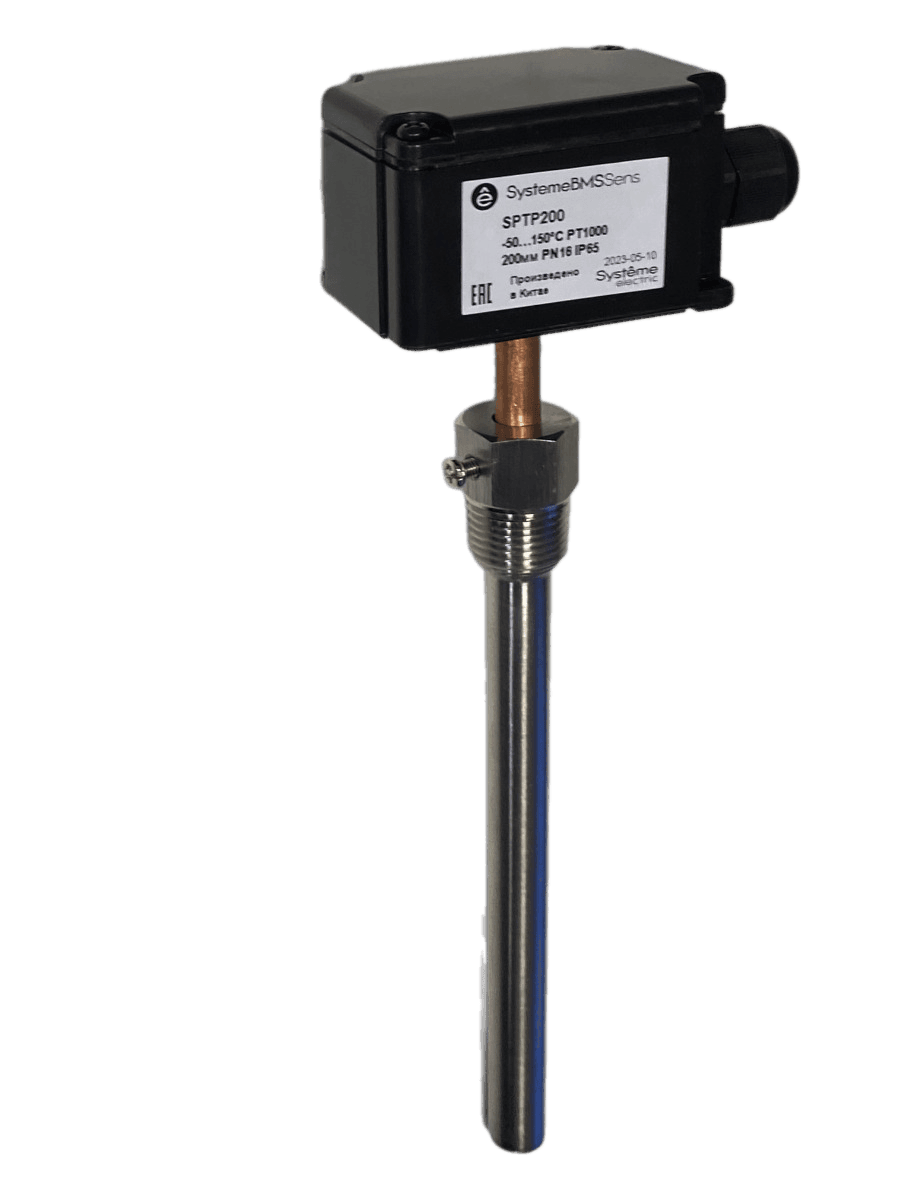 Systeme Electric Датчик температуры погружной, -50…+150°С Pt1000 200мм с гильзой 150мм