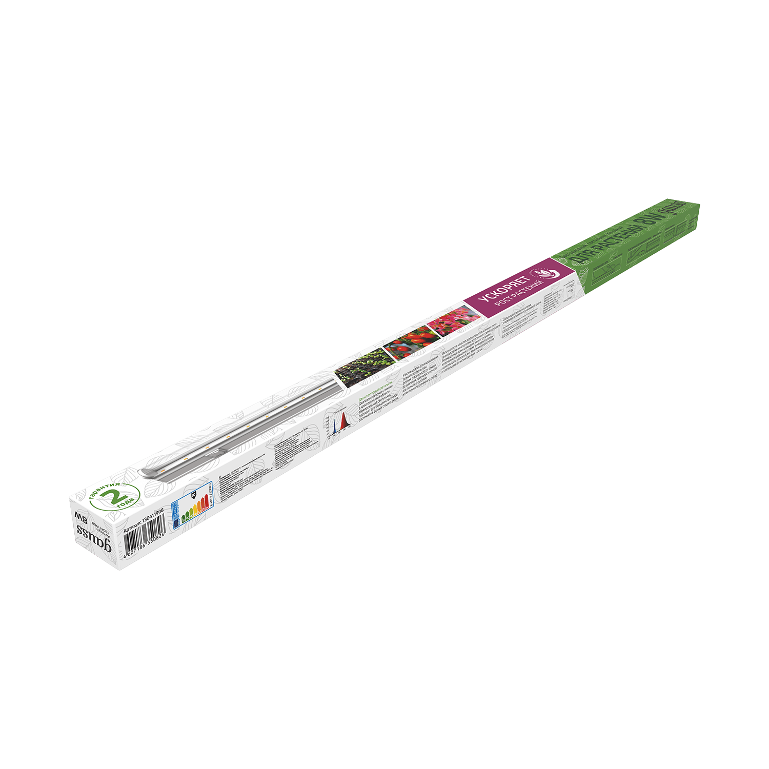 Gauss Светильник Fito для растений 8W 220lm 175-265V IP20 561*25*37мм, фиолет спектр LED 5 130411908 — миниатюра 5