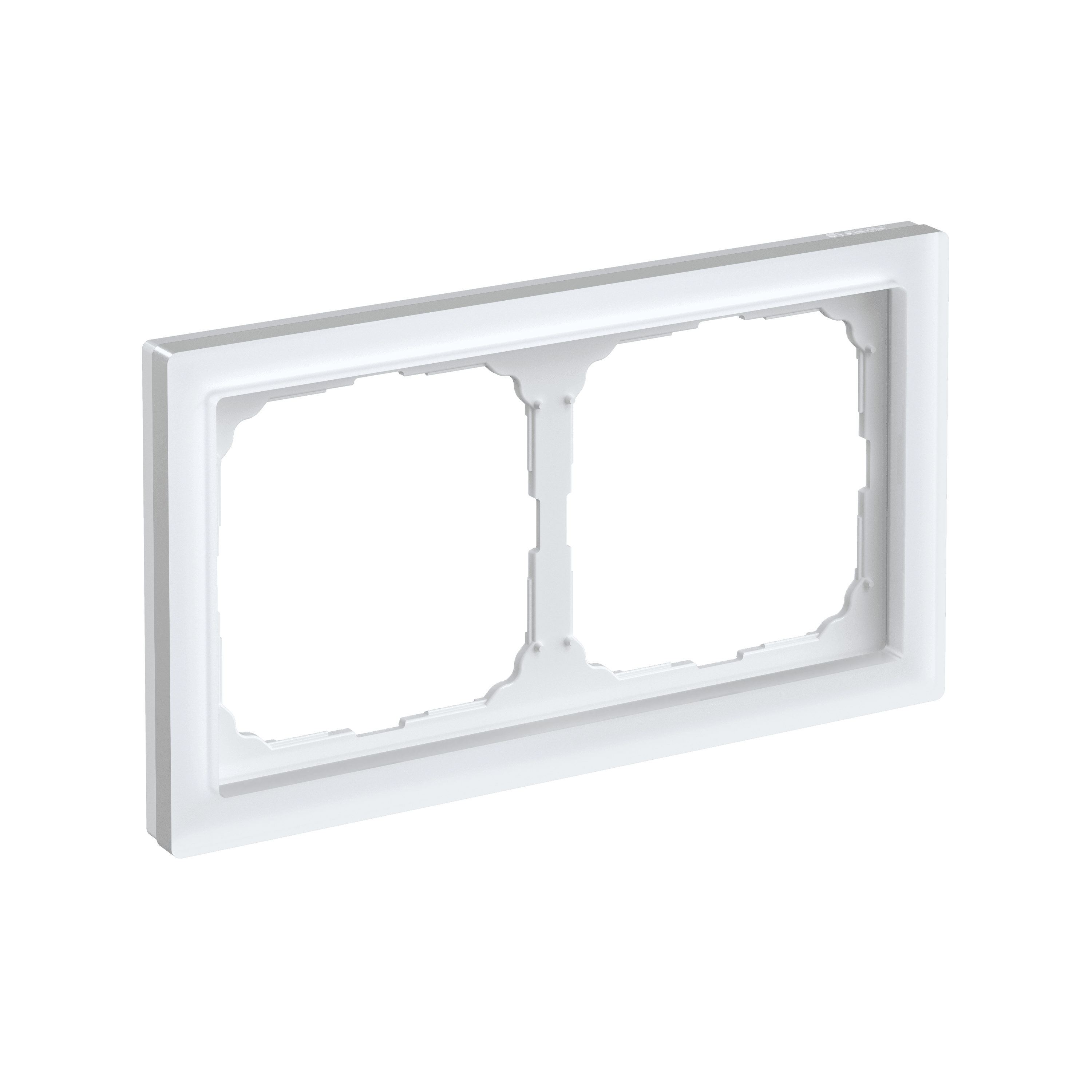 Systeme Electric ArtGallery Pure Матовое органическое стекло Белый Рамка 2-ая — миниатюра 6