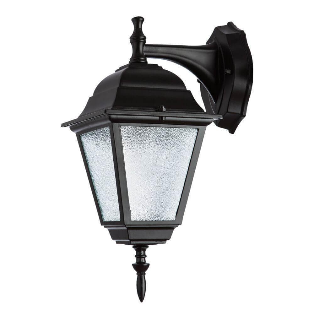Arte Lamp Bremen Черный/Прозрачный Светильник уличный настенный 1x60W E27 A1012AL-1BK — миниатюра 1