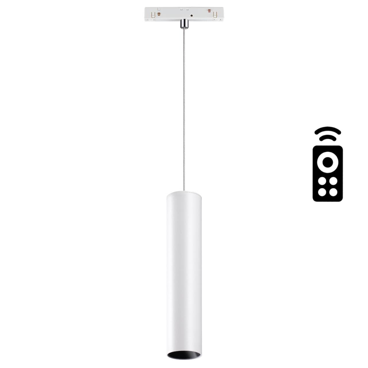 Novotech 358633 SHINO NT21 000 белый Трековый низковольтный св-к диммируемый с ДУ, со сменой цв.температуры IP20 LED 3000~6500К 12W 48V FLUM