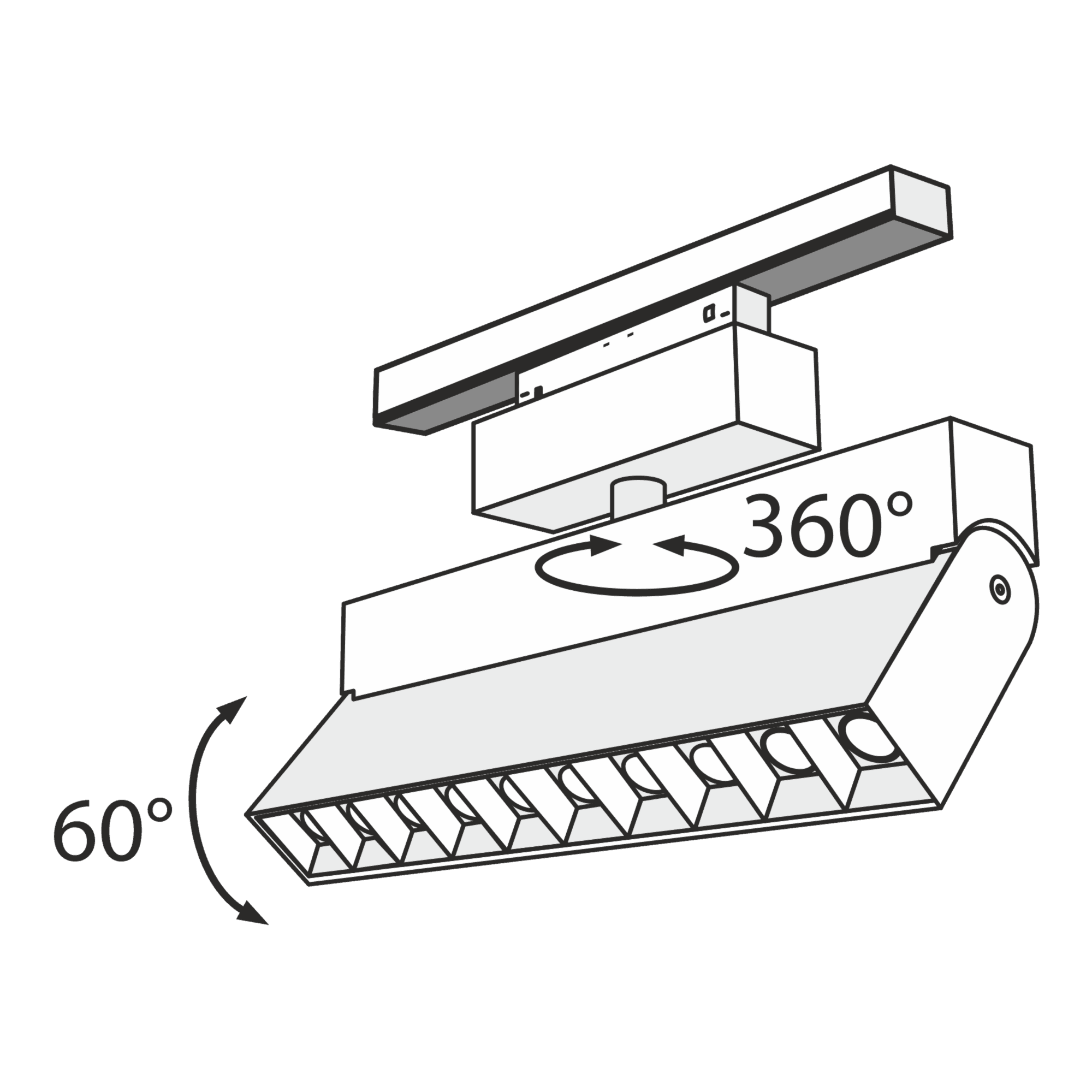 Maytoni Трековый светодиодный светильник  Track Lamps TR015-2-20W3K-B — миниатюра 7