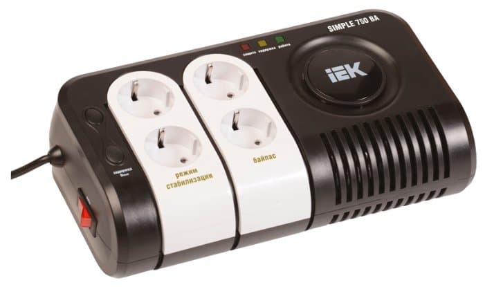 IEK Стабилизатор напряжения серии Simple 1 кВА — миниатюра 2