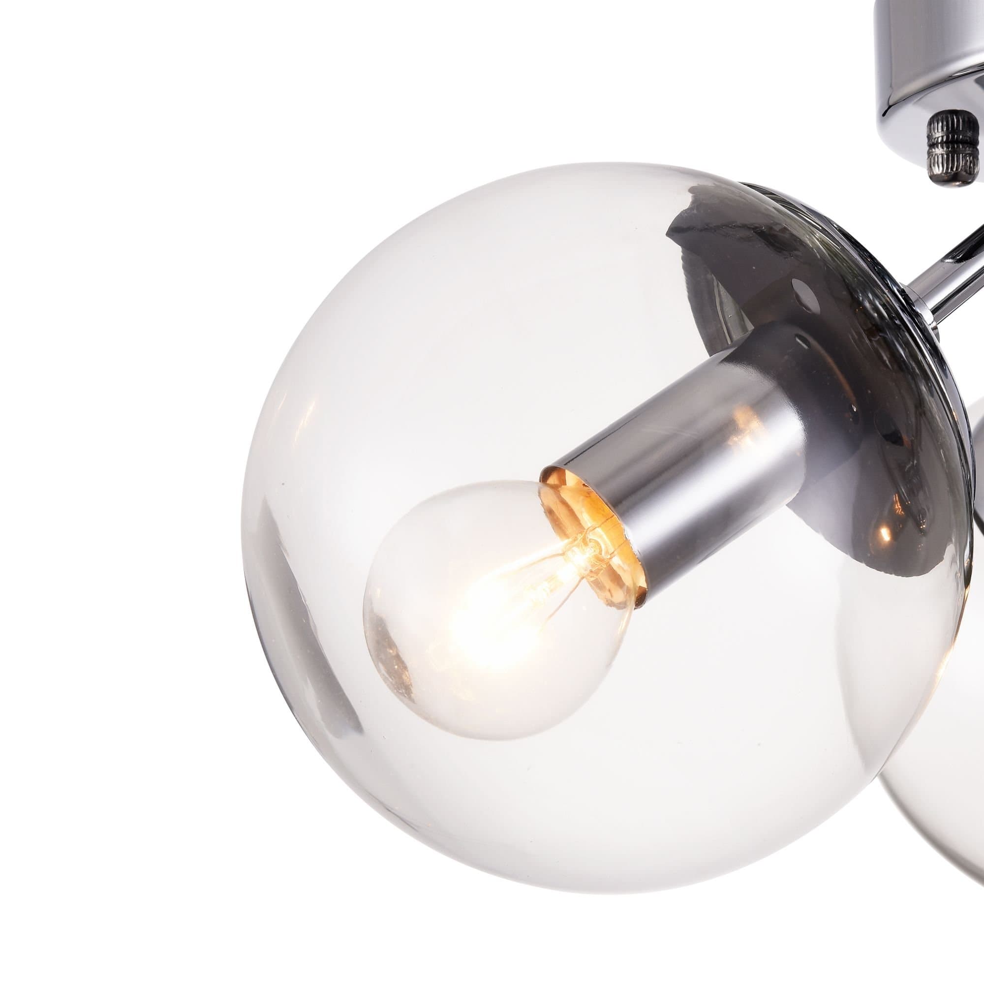 Freya Modern Richard Хром Потолочный светильник E14 60W FR5596CL-03CH — миниатюра 3