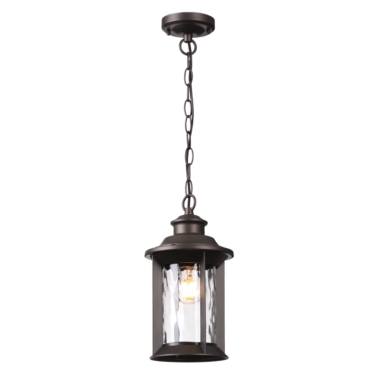 Odeon Light 4961/1 NATURE ODL22 577 темно-коричневый/стекло Ландшафтный подвес E27 1*60W IP44 MAVRET — миниатюра 2