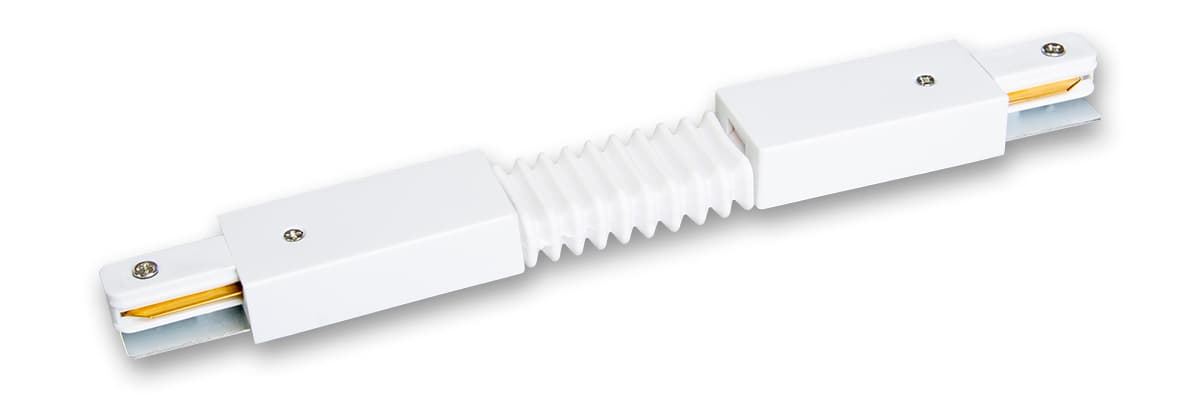 Jazzway PTR CF-WH Коннектор гибкий белый F-обр. .5014749