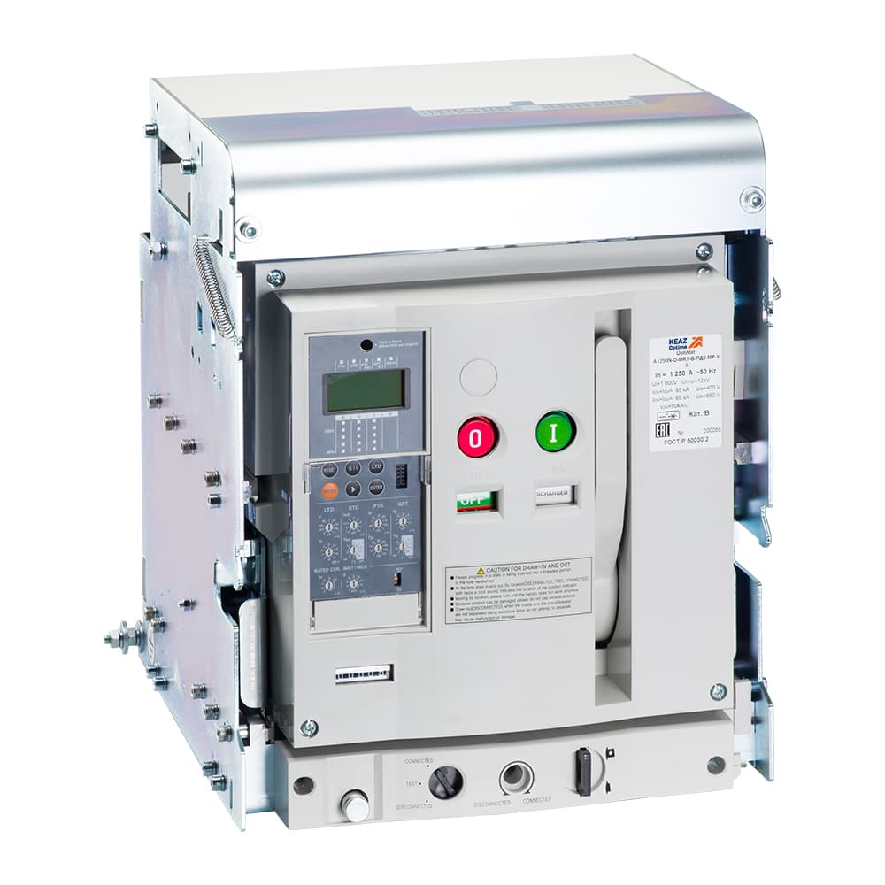 КЭАЗ Выключатель автоматический OptiMat A-1000-S2-3P-65-F-MR8.0-B-C0000-M0-P00-S1-03