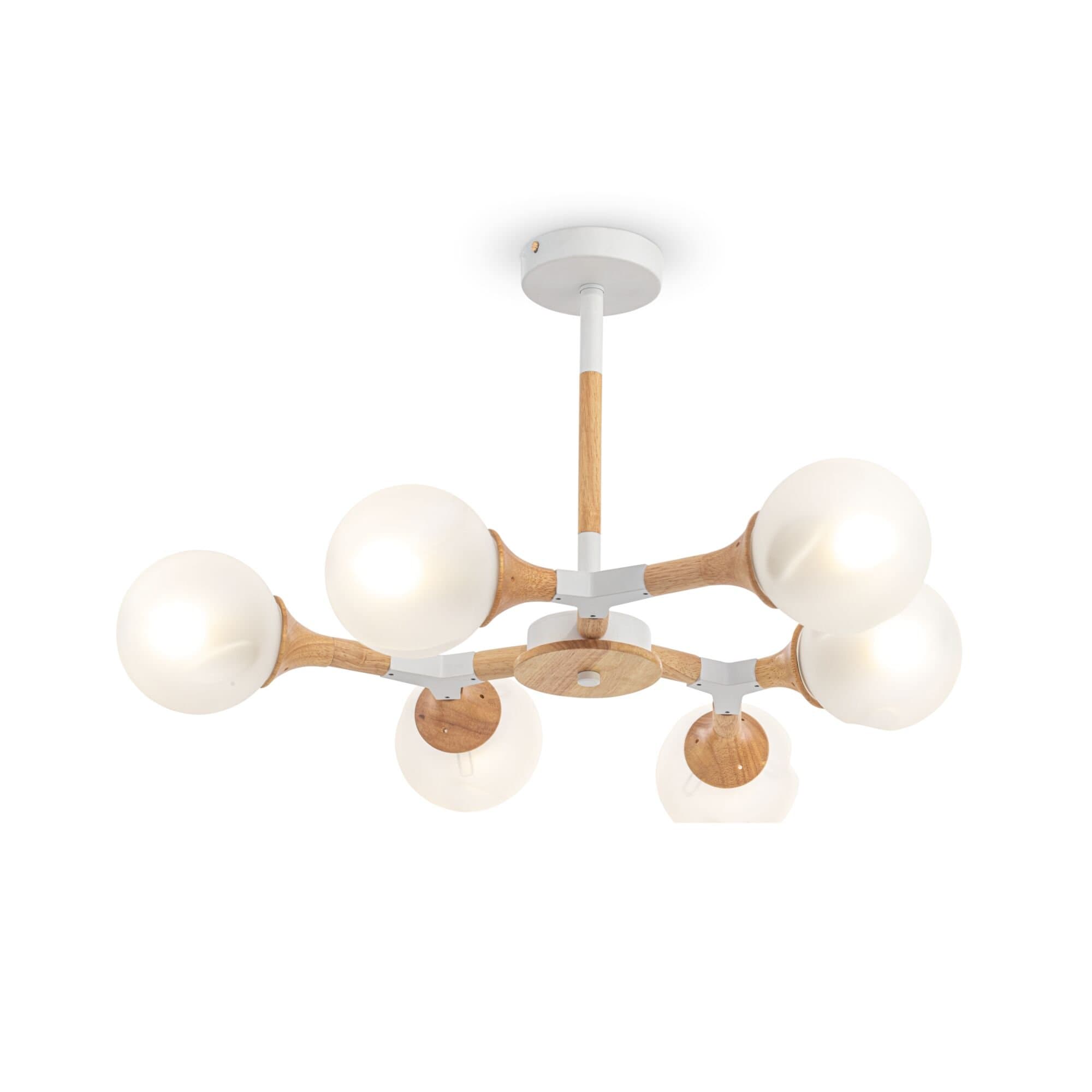 Freya Modern Amy Белый Потолочный светильник FR5105CL-06W — миниатюра 6