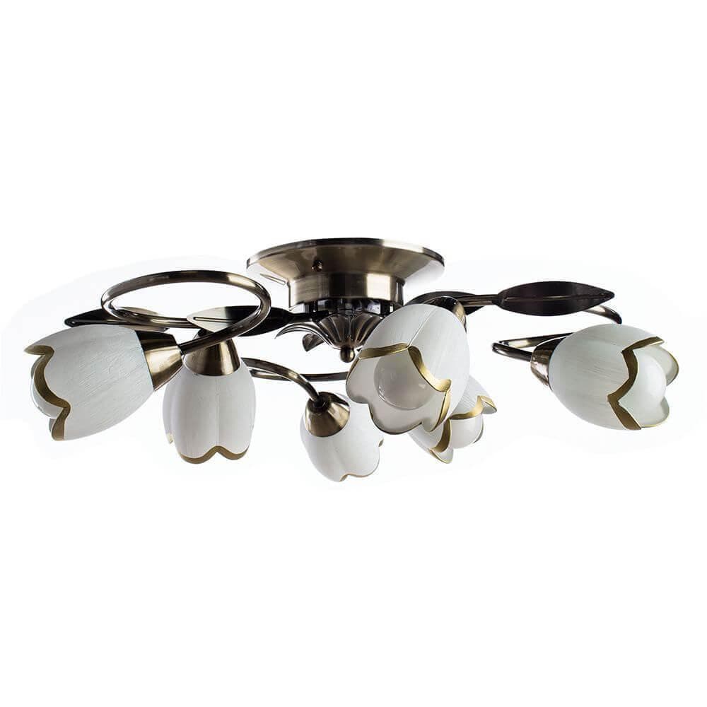 Arte Lamp Perce Бронза/Белый Светильник потолочный 6x60W 6xE14 A6061PL-6AB