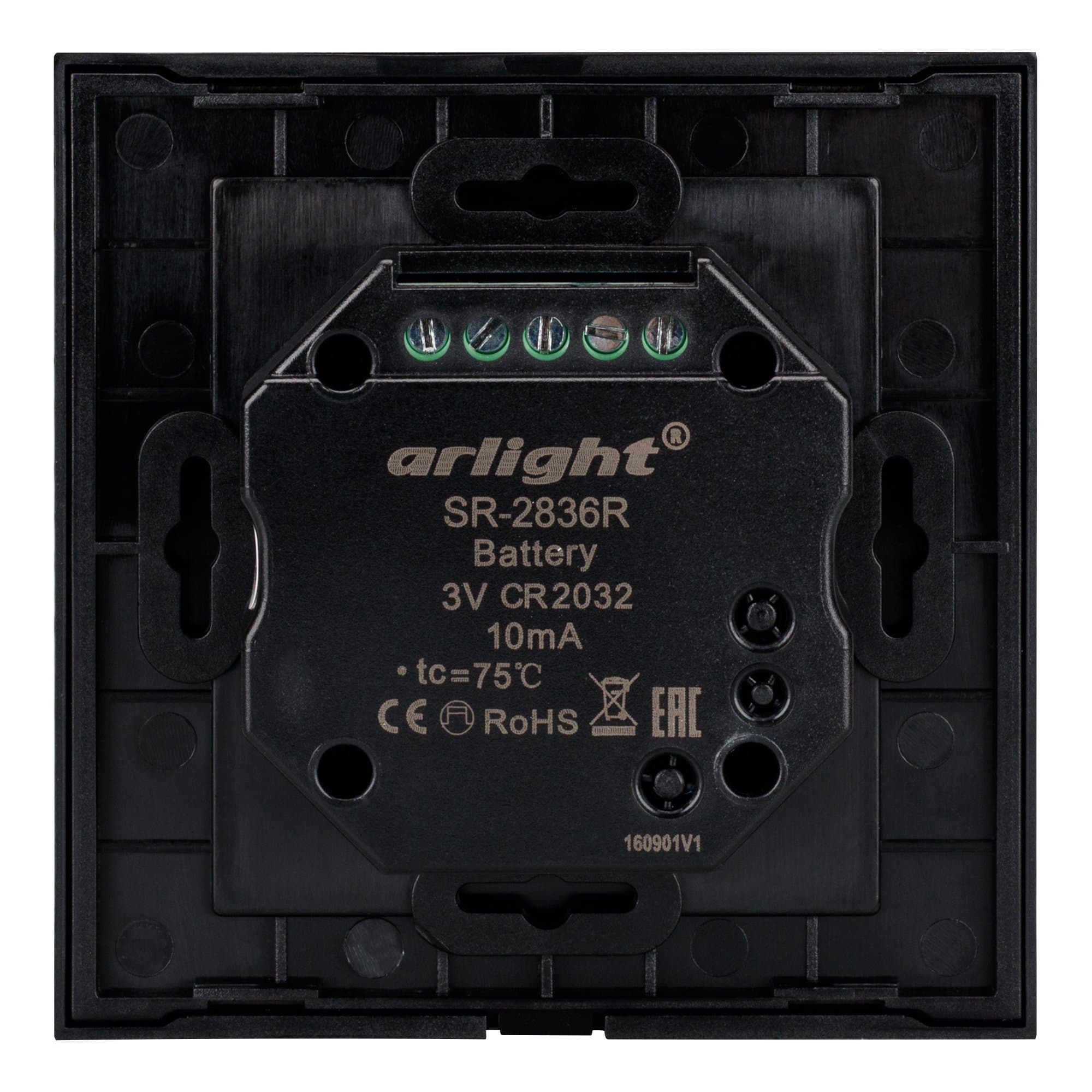 Arlight Панель Rotary SR-2836R-RF-IN Black (3V, DIM) (IP20 Пластик, 3 года) 020947 — миниатюра 2