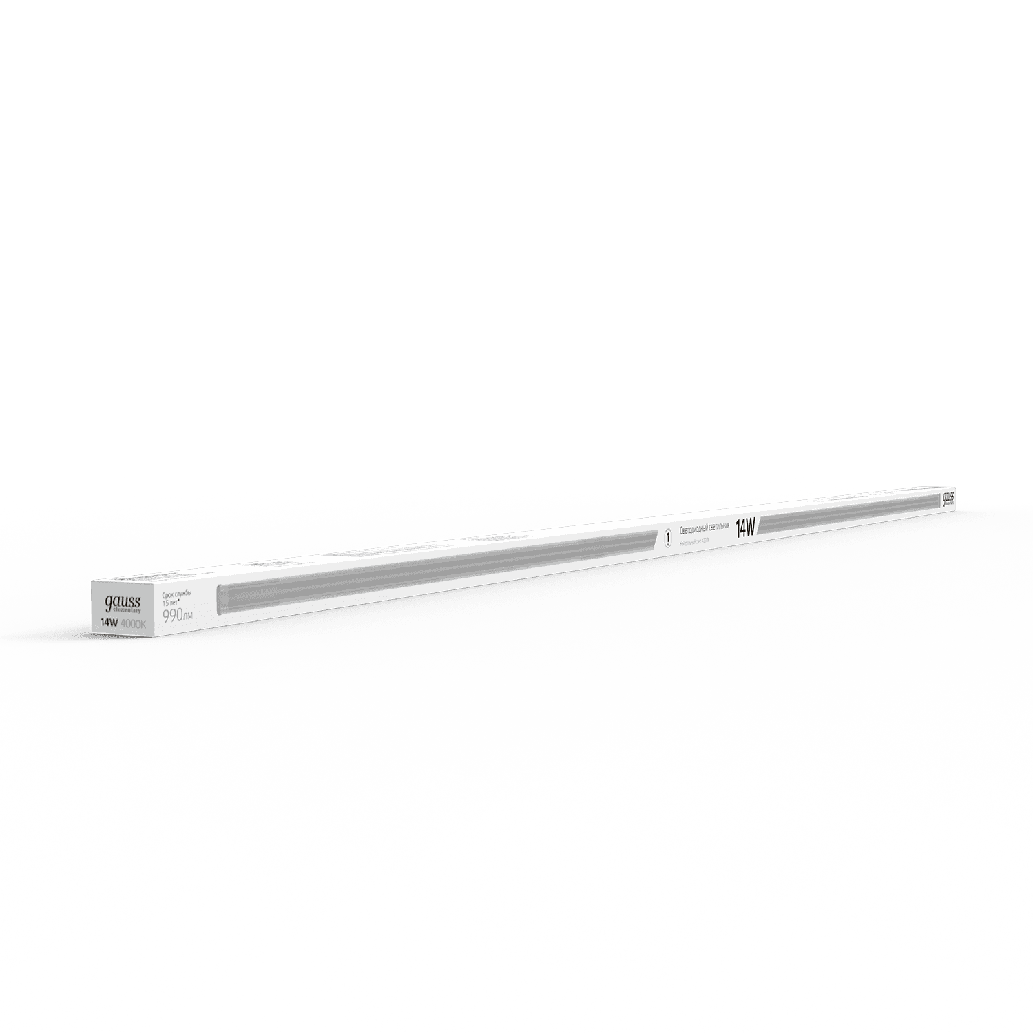 Gauss Светильник TL Elementary линейный 14W 990lm 4000K IP20 1178х22х33 LED 5 130411214 — миниатюра 6