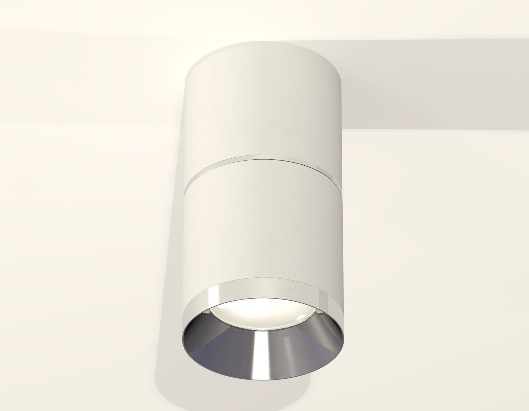 Ambrella Комплект накладного светильника XS7401161 SWH/PSL белый песок/серебро полированное MR16 GU5.3 (C7401, A2070, C7401, N7032) — миниатюра 2