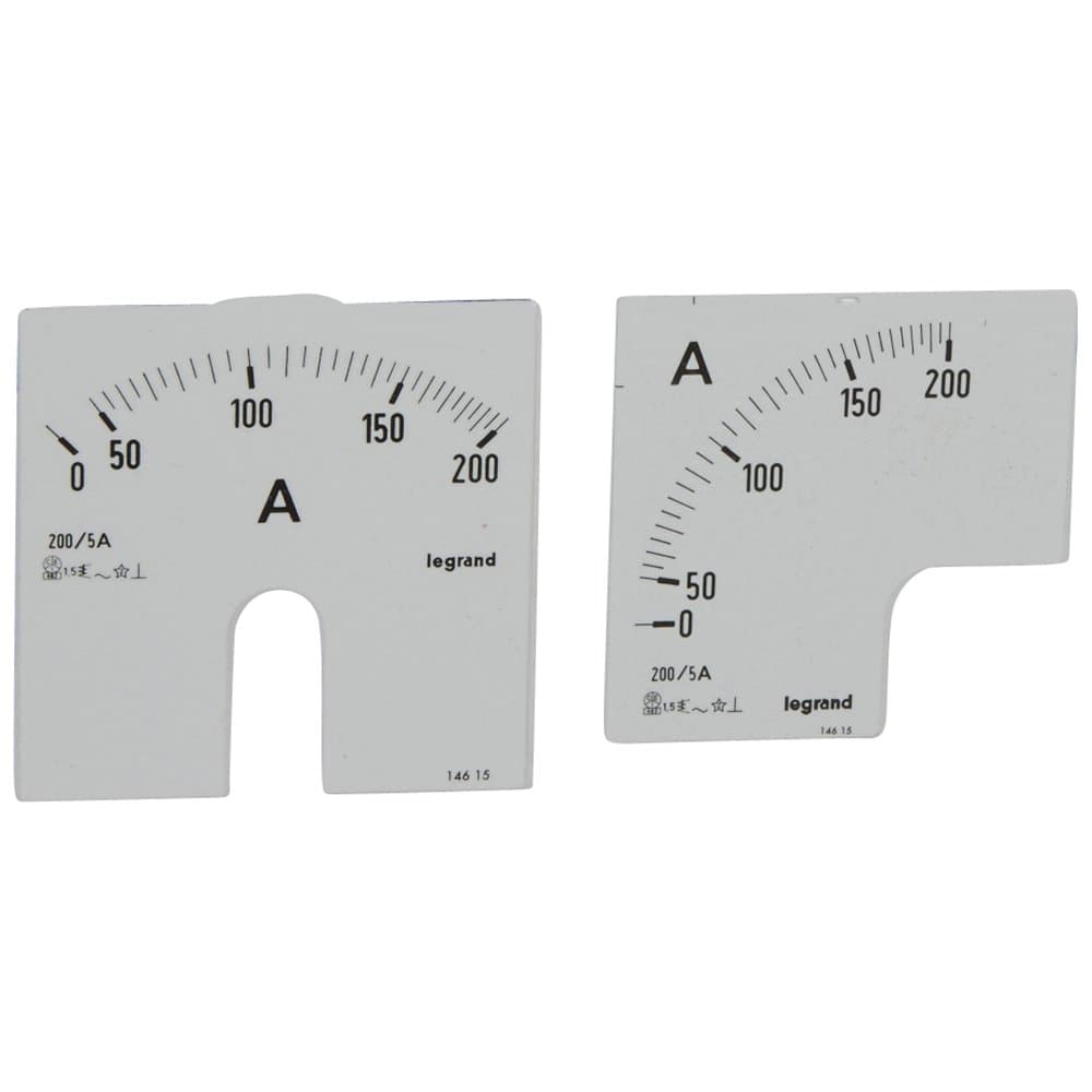 Legrand Шкала амперметра 0-200 А 014615