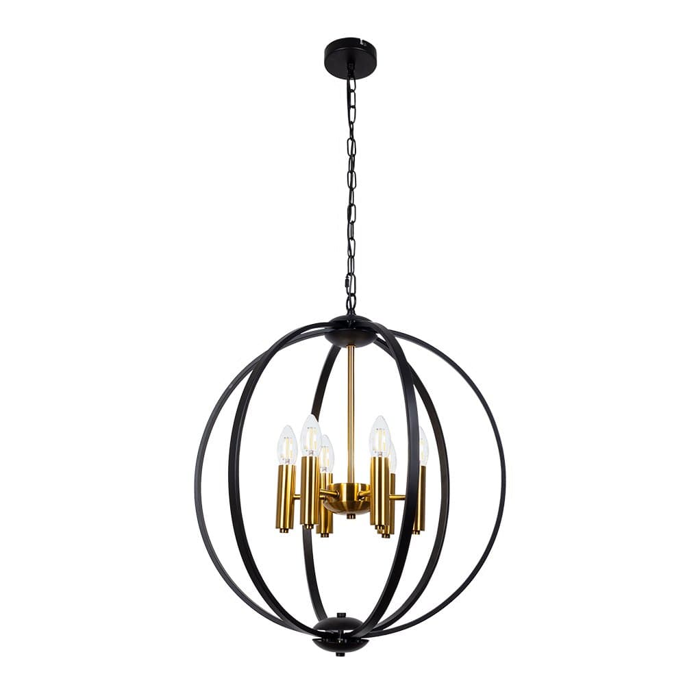 Arte Lamp CASTULA Светильник подвесной лампа накаливания A7013SP-6BK