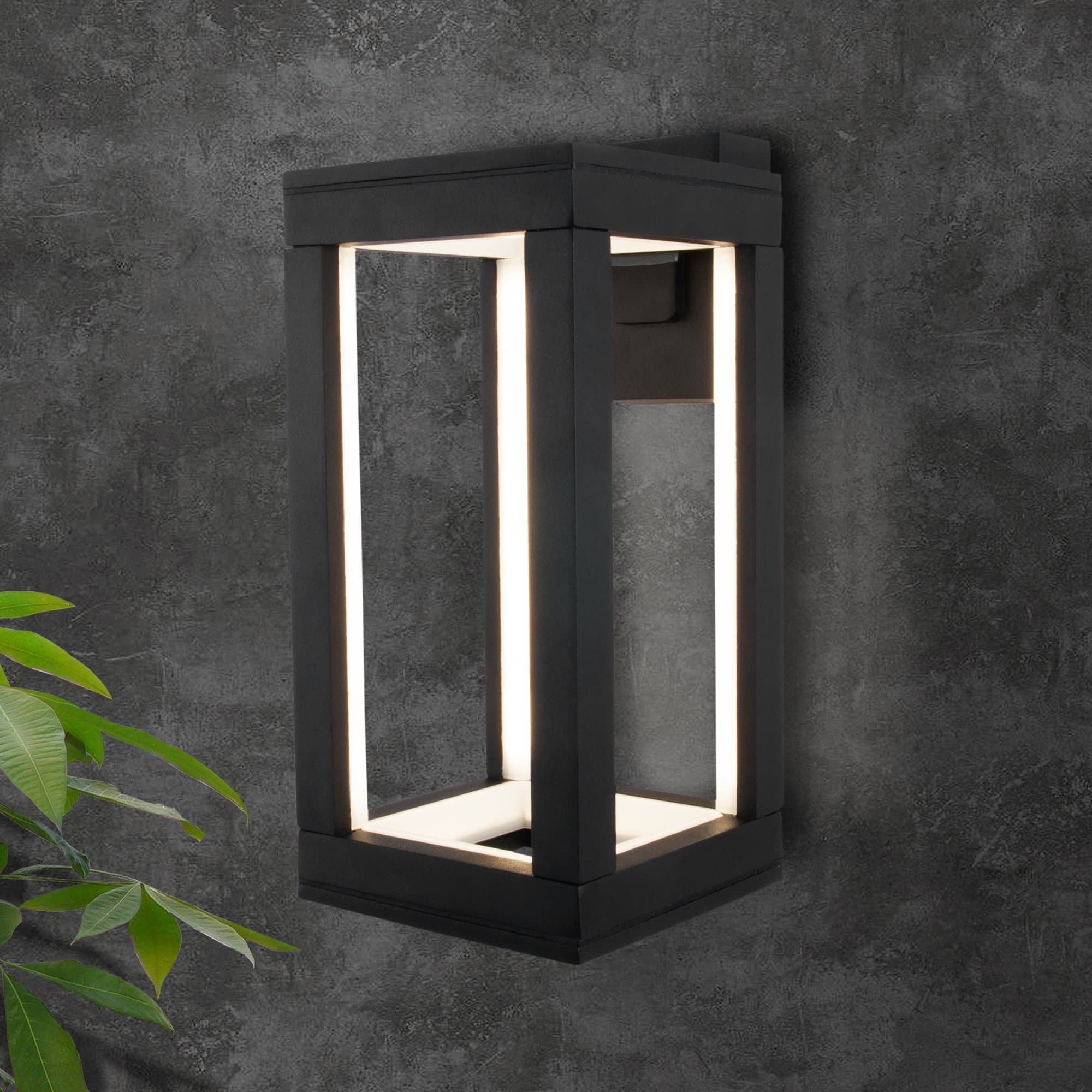 Elektrostandard 1527 TECHNO LED / Светильник садово-парковый чёрный a051855 — миниатюра 1