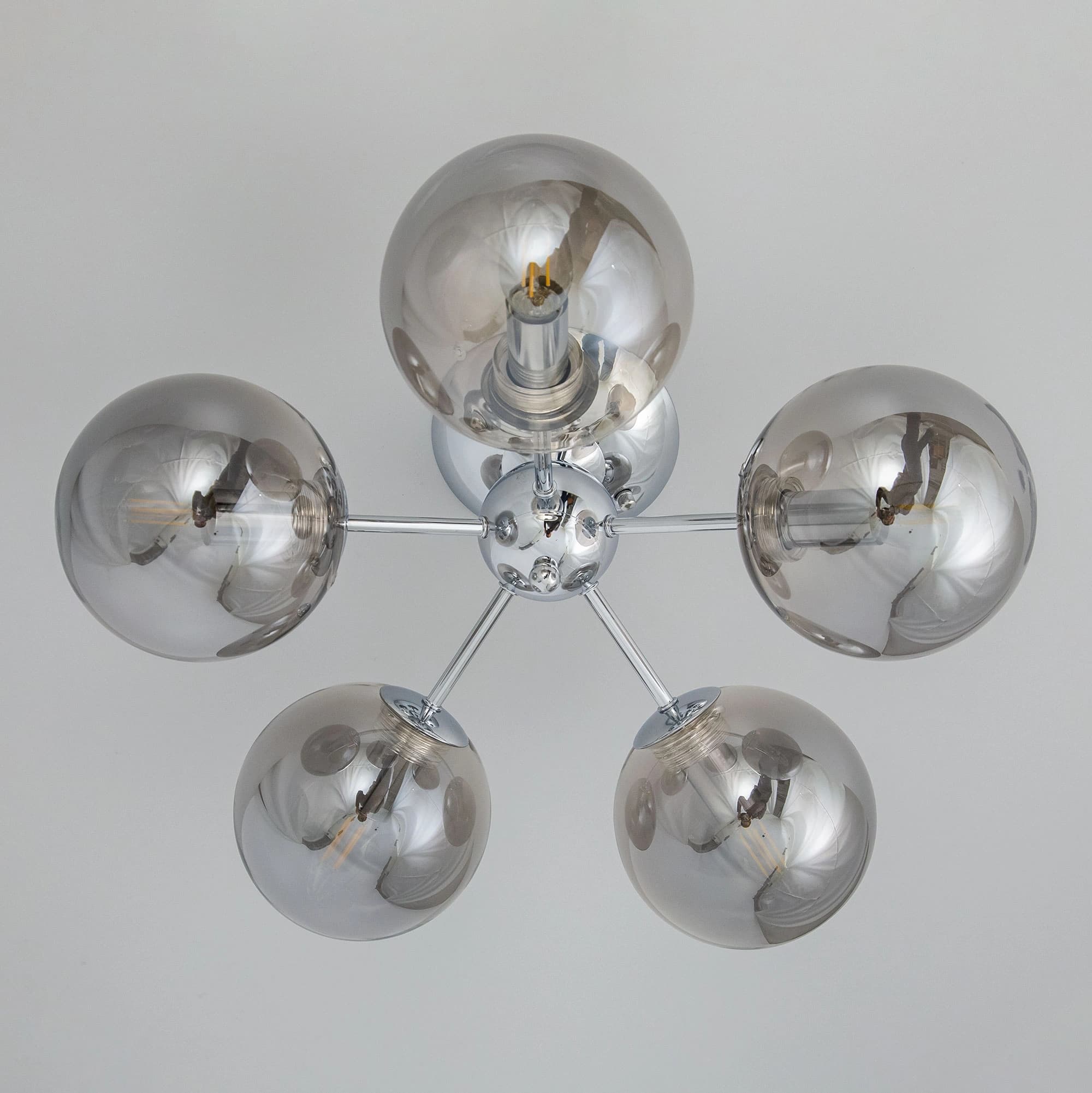 Citilux CL102150 Томми Хром+Дымч. Люстра — миниатюра 6