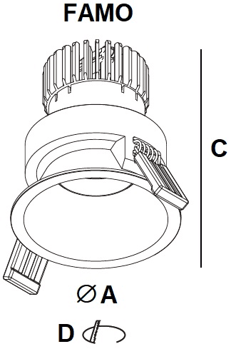 СТ FAMO 18 WH D45 4000K — миниатюра 2