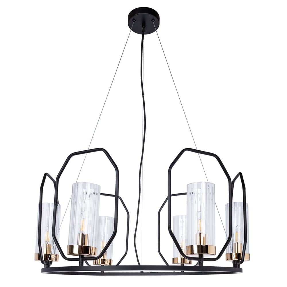 Arte Lamp CELAENO Светильник подвесной лампа накаливания A7004SP-6BK