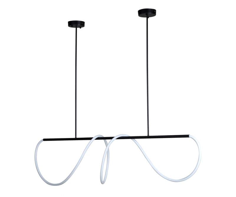 Kink Light 08041-150,19(4000K) Подвес Далия черный L150 h100 Led 90W (4000K)