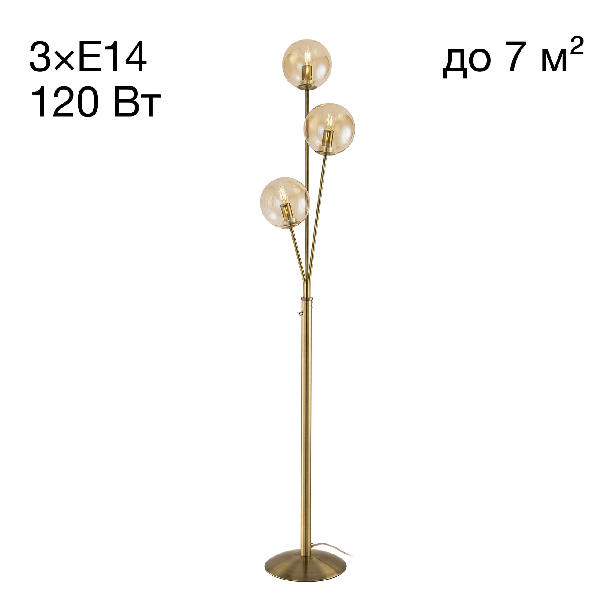 Citilux CL102933 Томми Бронза Торшер — миниатюра 1
