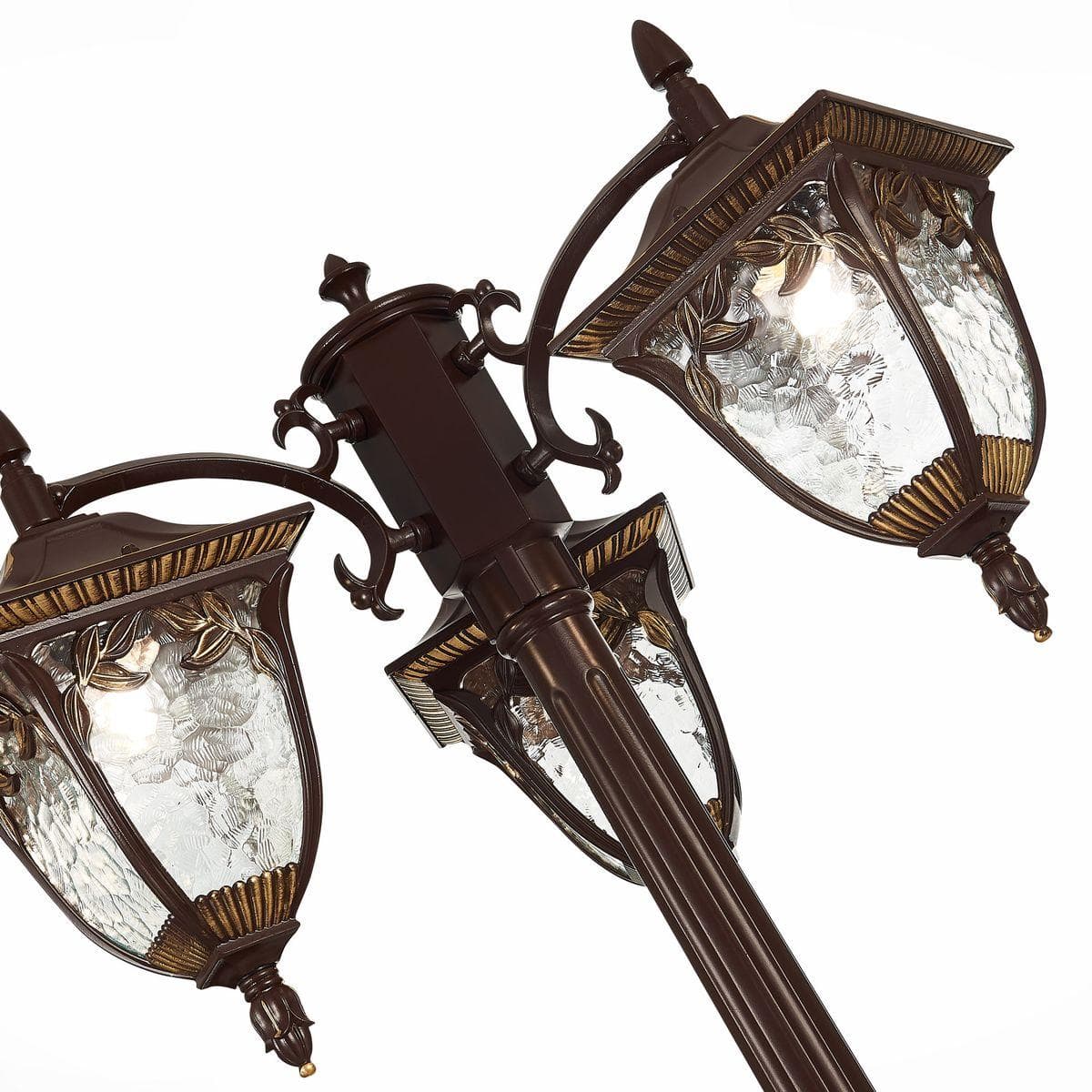 ST Luce SL083.705.03 Светильник уличный наземный Кофейный/Кофейный, Прозрачный E27 3*60W — миниатюра 2