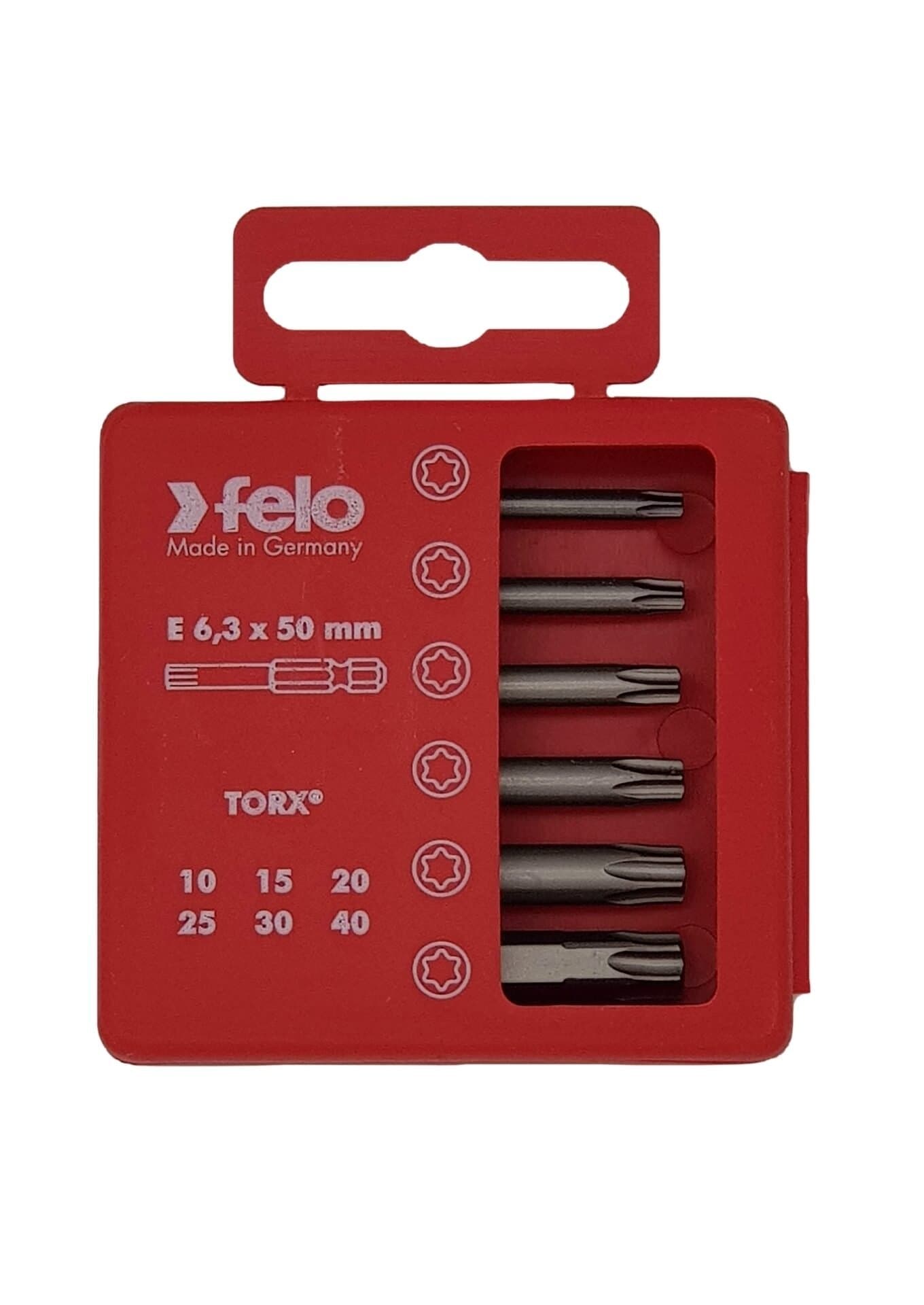 Felo Набор бит Tx Industrial  50 мм в кейсе, 6 шт 03691516 — миниатюра 3