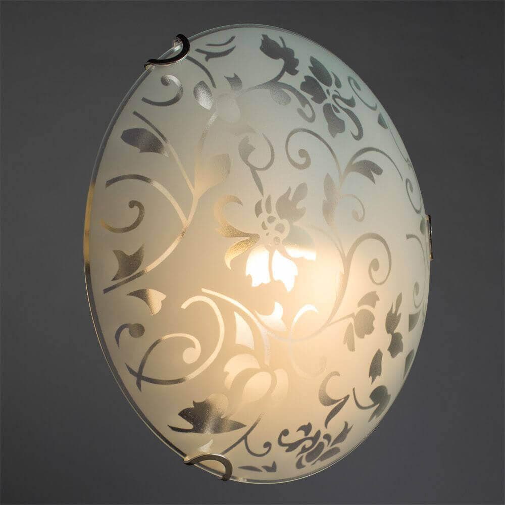 Arte Lamp Ornament Хром/Белая Тарелка 100W E27 A4120PL-1CC — миниатюра 2