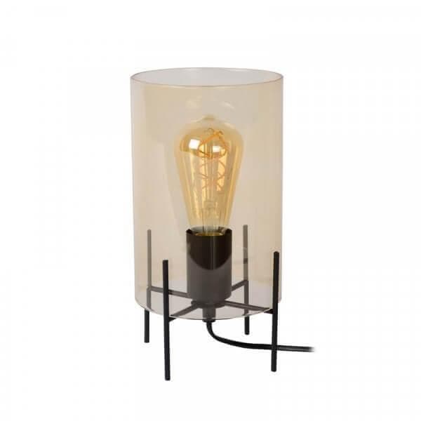 Lucide STEFFIE Лампа настольная 45566/01/62 E27/40W H27cm Amber — миниатюра 3