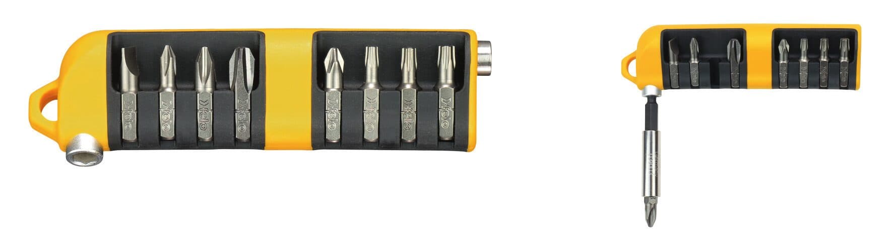 Felo Набор бит SL/PH/PZ/Tx Industrial с держателем бит в кейсе, 9 шт 02080106 — миниатюра 3