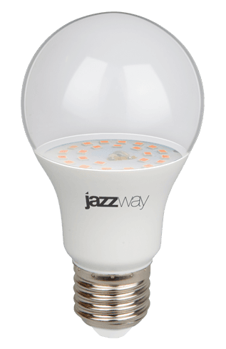 Jazzway Cветодиодная подставка PPG A60 Agro 9W Clear E27 IP20 (для растений) .5008946