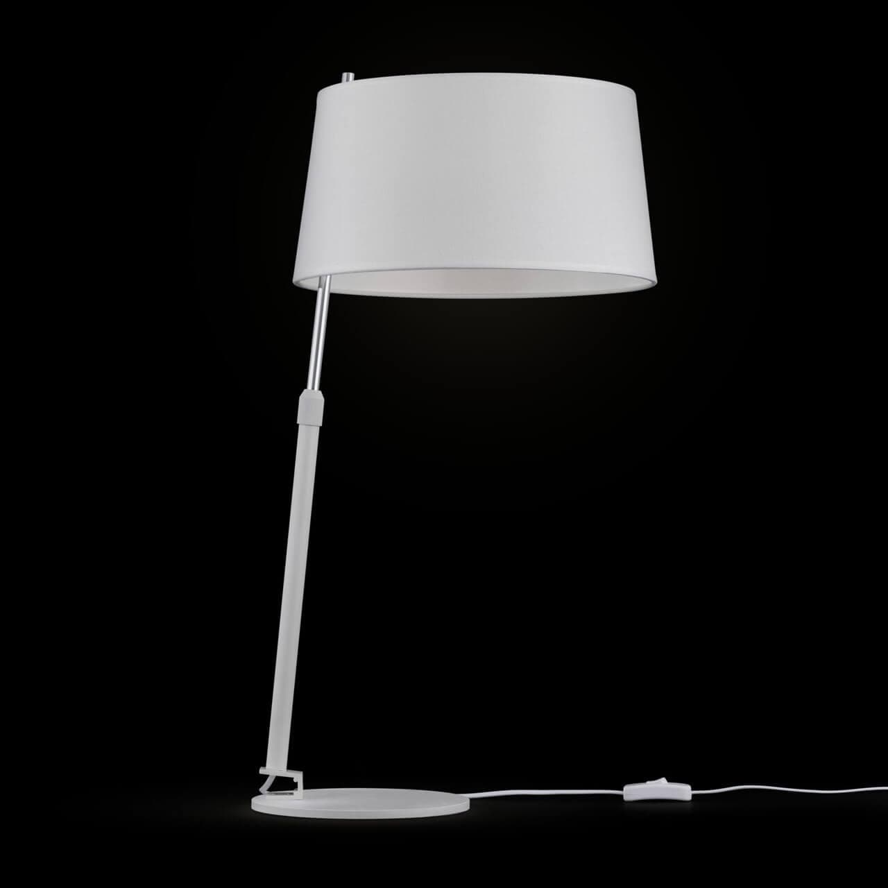 Maytoni Modern Bergamo Белый и Хром Настольная лампа 1xE27 60W MOD613TL-01W — миниатюра 12
