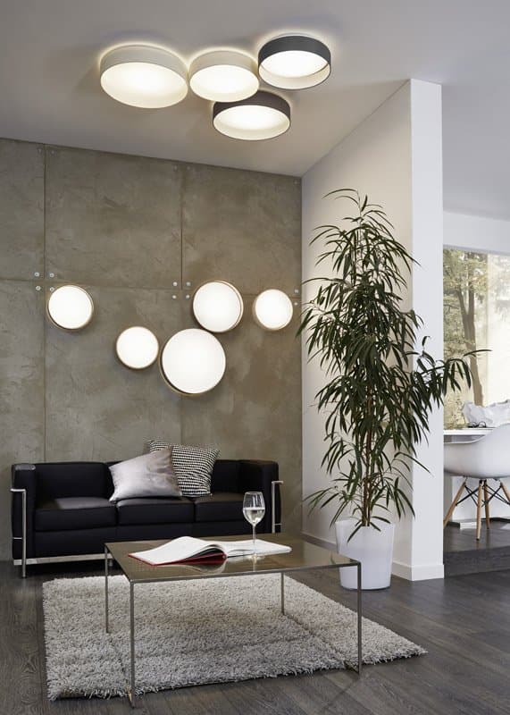 Eglo Люстра LED PALOMARO, 12W (LED), Ø320, пластик/текстиль антрацит 93395 — миниатюра 2