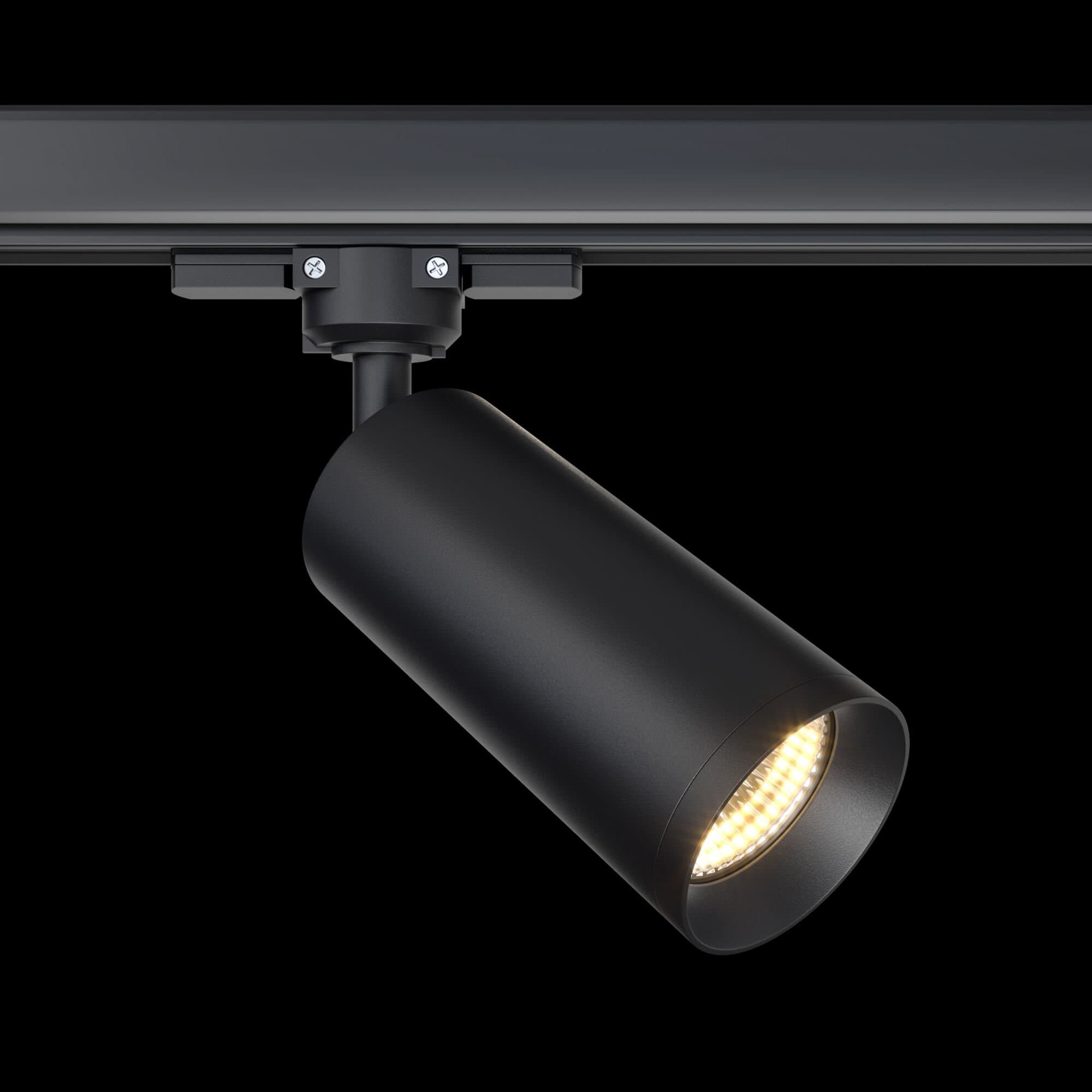 Maytoni 3 phase track system Черный Светильник трековый TR028-3-GU10-B — миниатюра 4