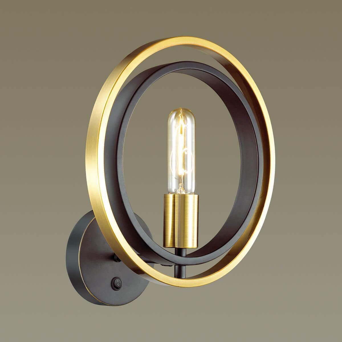 Lumion 4401/1W LN19 148 золотой, черный Бра E27 1*60W 220V MAEVE — миниатюра 3