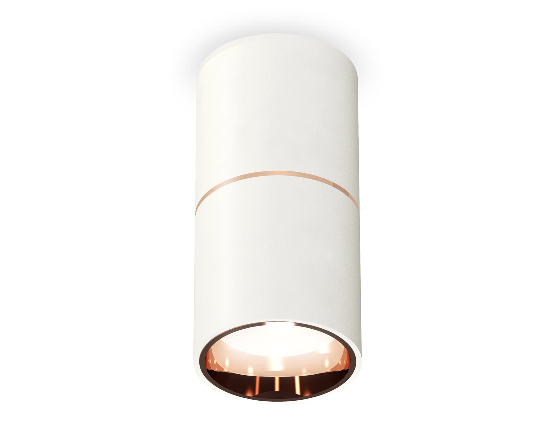 Ambrella Комплект накладного светильника XS6301083 SWH/PPG белый песок/золото розовое полированное MR16 GU5.3 (C6301, A2063, N6114) — миниатюра 1