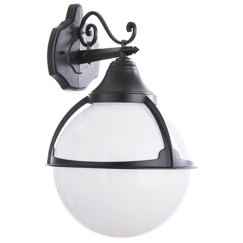 Arte Lamp Monaco Черный/Белый Светильник уличный настенный 100W E27 A1492AL-1BK — миниатюра 1