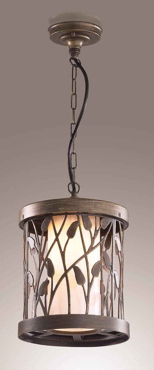 Odeon Light 2287/1 ODL12 853 патина коричневый Уличный светильник-подвес IP44 E27 100W 220V LAGRA — миниатюра 2