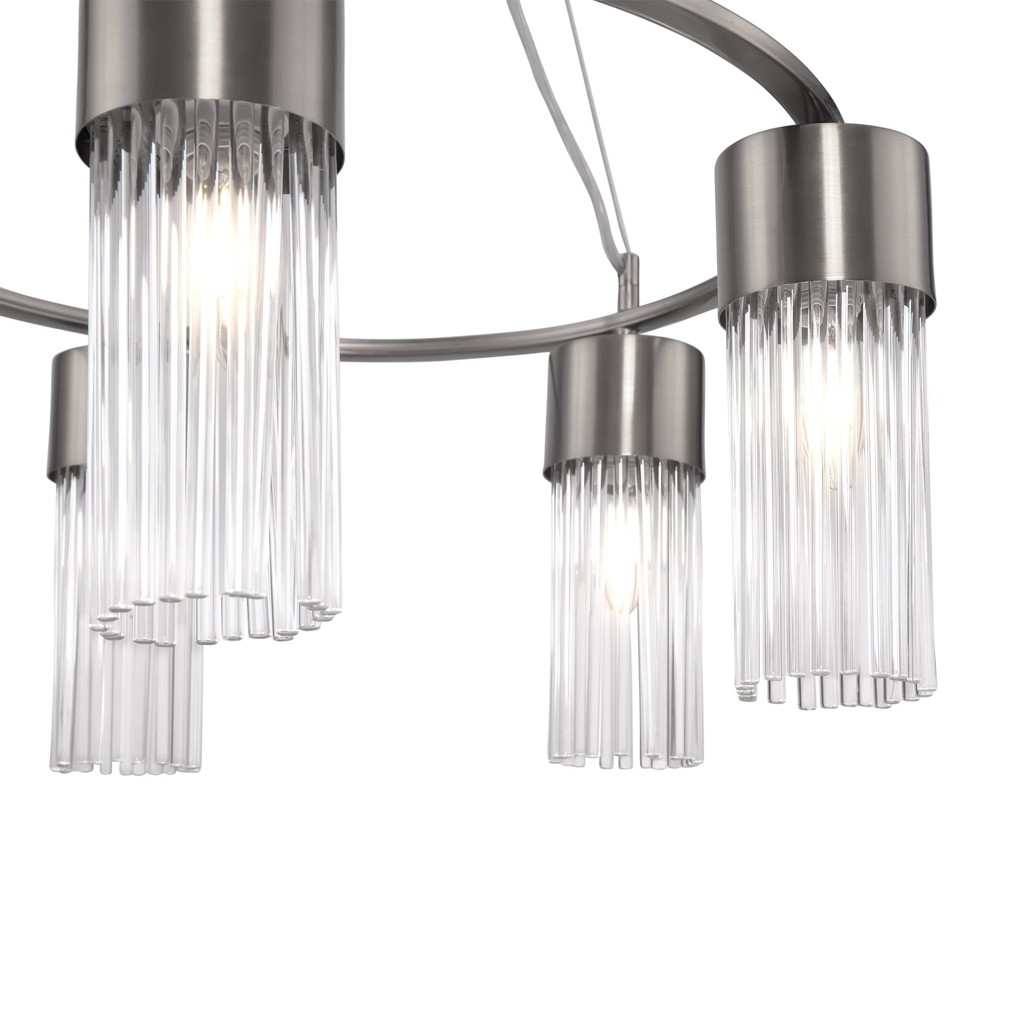 Freya Modern Никель Светильник подвесной FR5050PL-05N — миниатюра 3