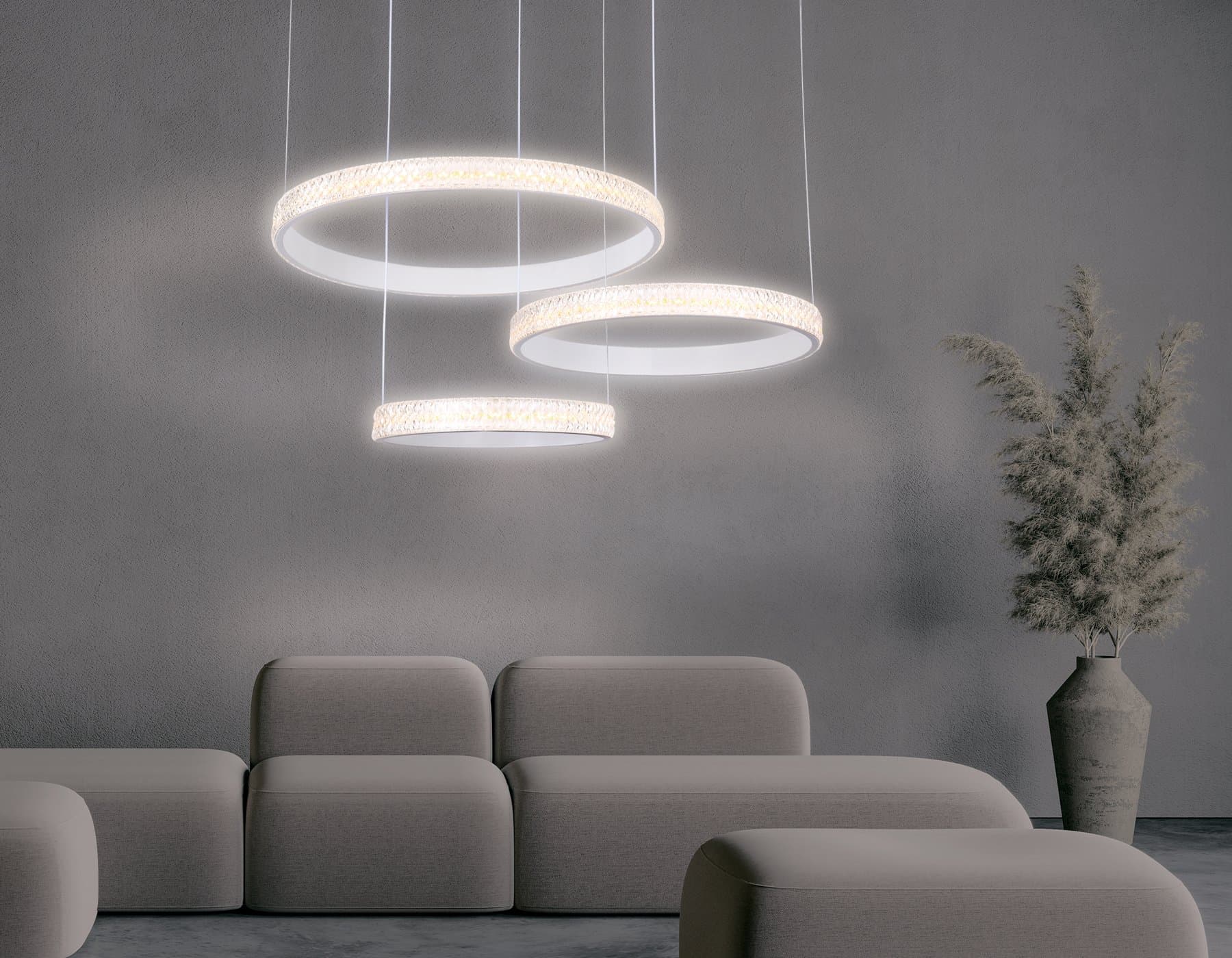 Ambrella Потолочный светодиодный светильник с пультом FA6161 WH белый 99W 720*500*900 (ПДУ РАДИО 2.4) — миниатюра 2