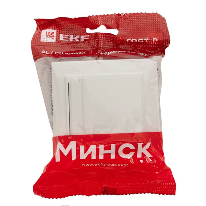 EKF Basic Минск Белый Розетка , с/з, со шторками и крышкой, 16А, IP44, СП — миниатюра 7