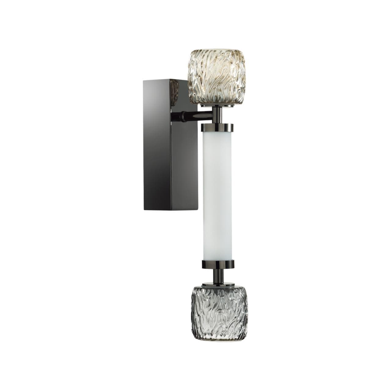 Odeon Light 5427/13WL L-VISION ODL_EX24 21 черный хром/белый/дымчатый/коньячный/металл/стекло/акрил Бра LED 13W 3000K KLIFF