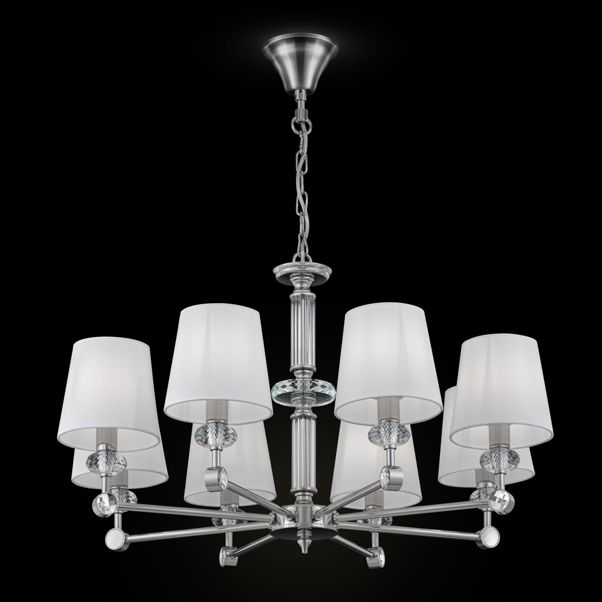 Maytoni Neoclassic Riverside Хром Люстра E14 40W MOD018PL-08CH — миниатюра 4