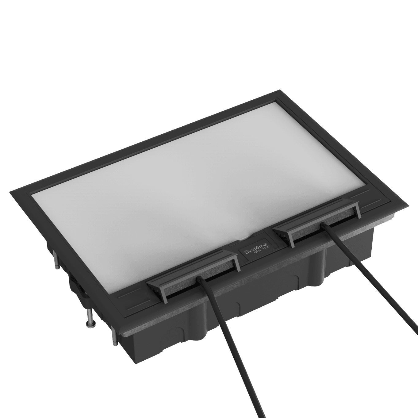 Systeme Elecrtic MultiDesk Люк на 24 модулей IP40 для фальшпола с монтажной коробкой, тип MDK10 — миниатюра 5