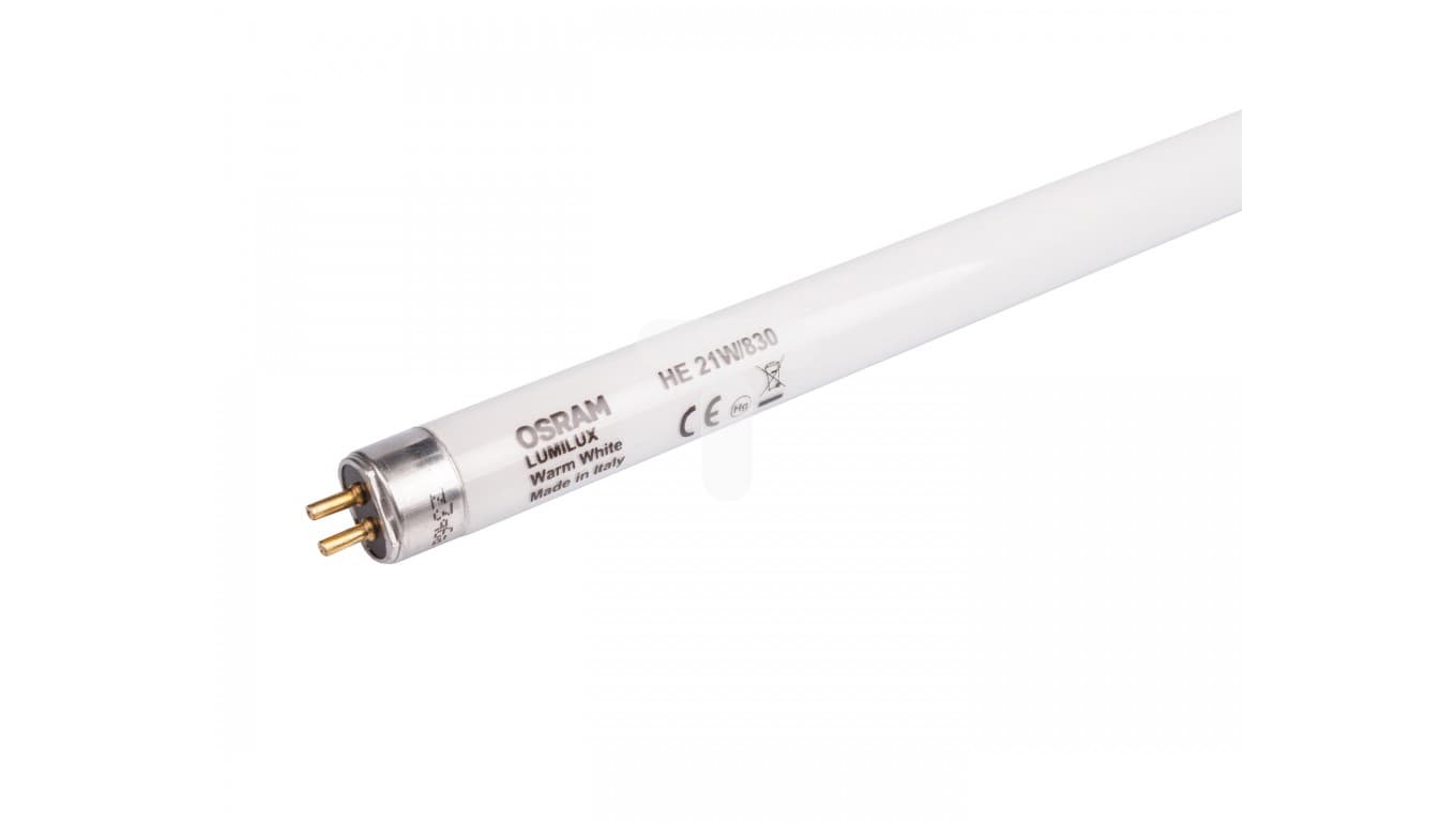 Osram Лампа люминесцентная LUMILUX T5 HE FH 21W/830 тепл. белый, d=16mm G5 4050300464800