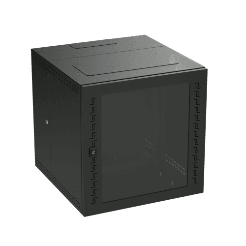 DKC IT-корпус навесной STI 19" 16U, 800х600х650, дверь с закаленным стеклом, RAL9005