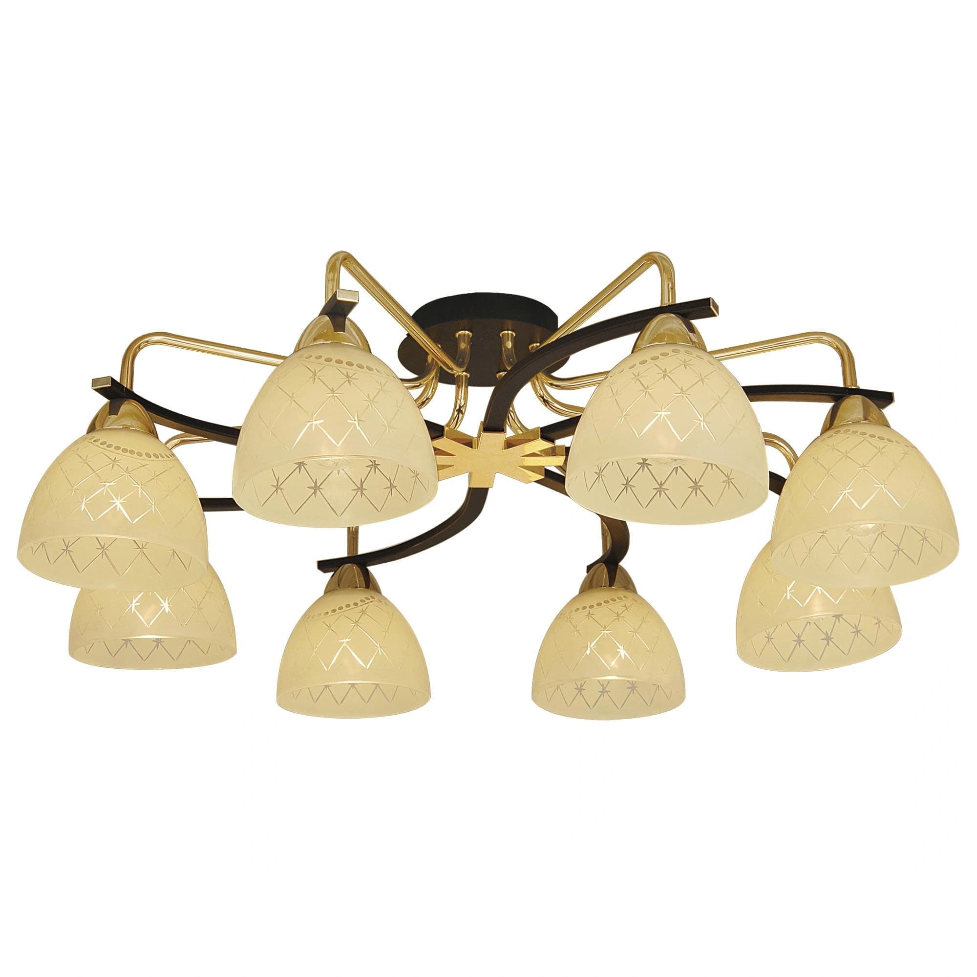 Citilux CL152282 Кристи Беж.+Зол. Светильник Люстра