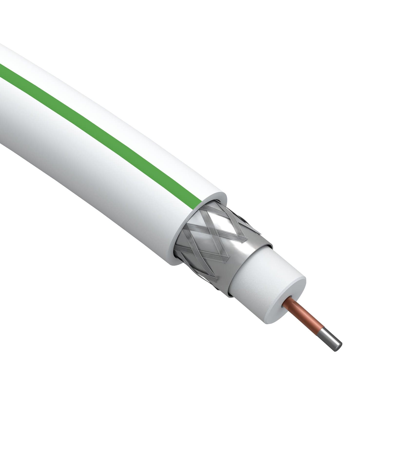 ЭРА SL-B-75-PVC100 Кабель коаксиальный SAT 703 B,75 Ом, CCS/(оплётка Al, 75%), PVC,цвет белый, бухта 100 м