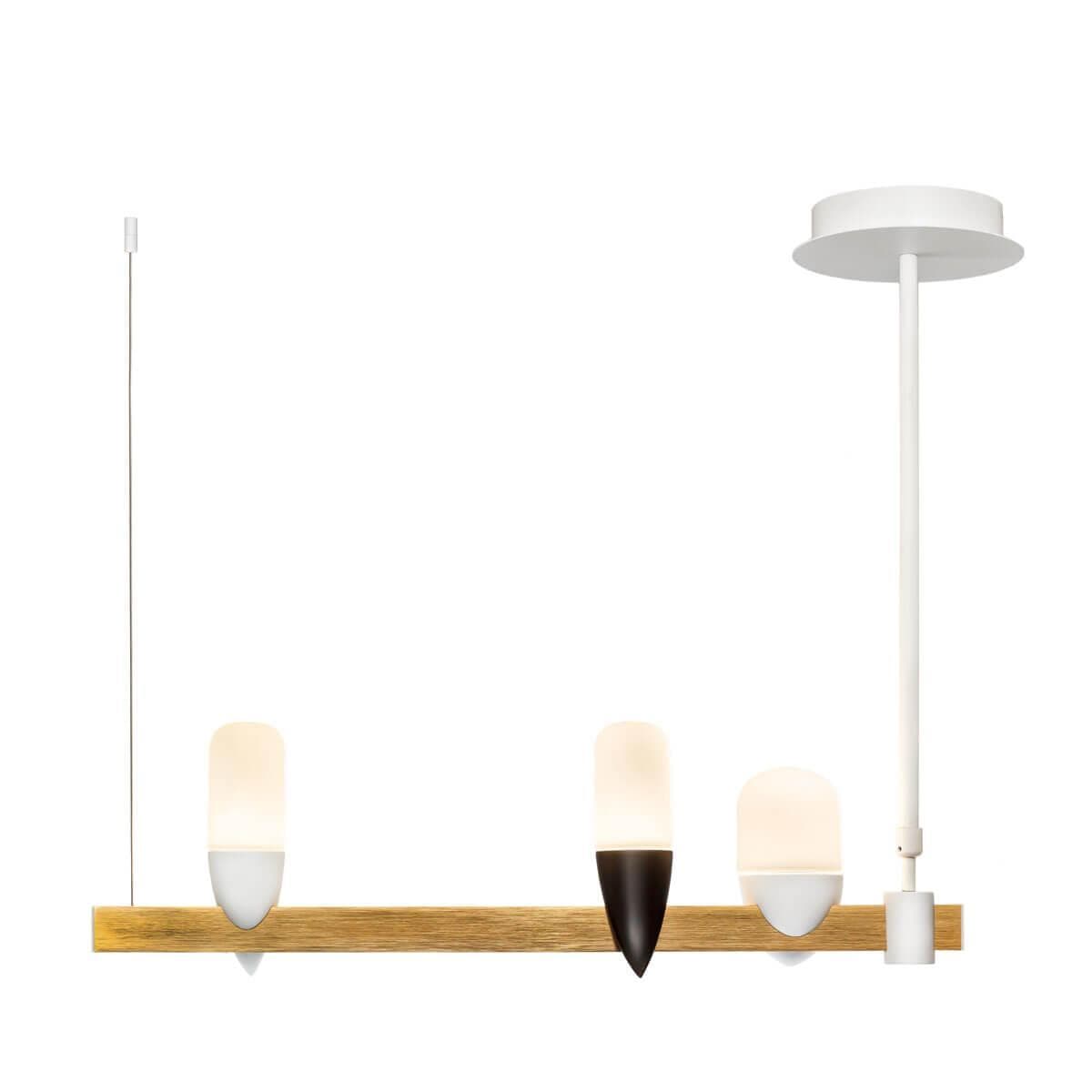 LOFT IT 1028-3WH Подвесной светильник Whisper 3x5 Вт LED 3000K 1028-3WH, шт — миниатюра 1